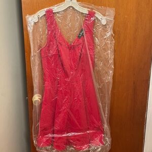 Red Sleeveless Dress